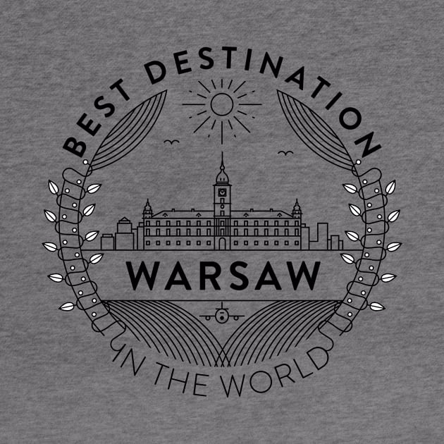 Warsaw Minimal Badge Design by kursatunsal